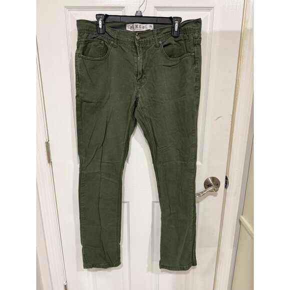 Green Jeans the brand "21 MEN" size 34 - Picture 1 of 6